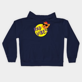 Rad Vibes (text version 2) Kids Hoodie